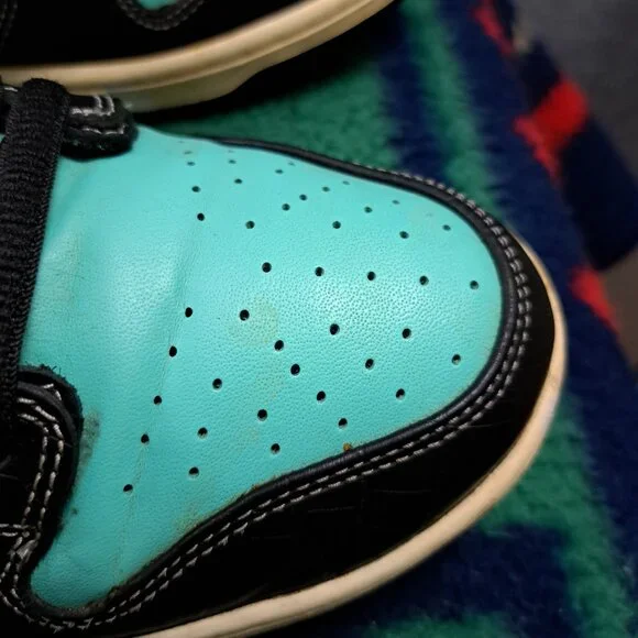%Size 12 - Nike SB Dunk High Premium x Diamond Supply Co. Tiffany Men / A 14 - Picture 8 of 16